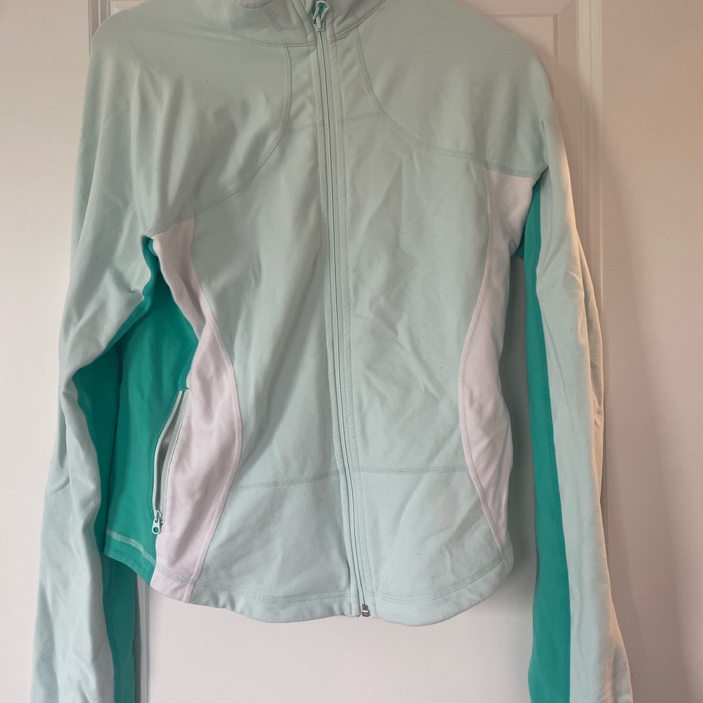 Lululemon Mint Green Zip-Up Jacket